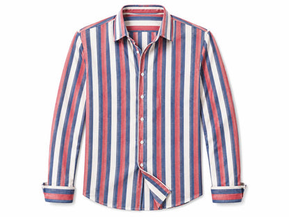 Multicolor Striped Linen Shirt