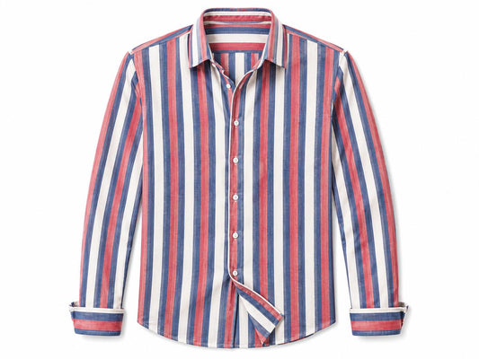Multicolor Striped Linen Shirt