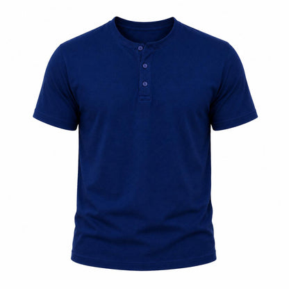 Navy Henley T-Shirt
